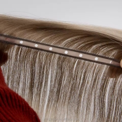 Genius Weft With Hole Butterfly weft XO Weft With Hole Twin Tab Human Hair Extensions